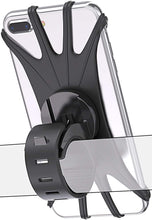 Load image into Gallery viewer, Bicycle Mobile Phone Mount 360 Rotating Silicone Bicycle Phone Holder
